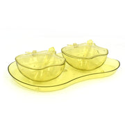 2752 Apple Shape Tray Bowl Used For Serving Snacks And Various Food Stuffs. thumbnail 4