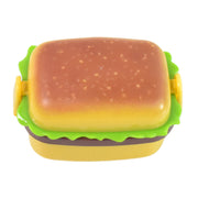 Plastic Burger Shape Small Size Double Hole Sharpener With Eraser (1 Set) thumbnail 3