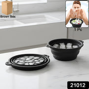 Portable Foldable Silicone Ice Bath Bowl (1 Pc) thumbnail 7