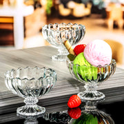 Glass Ice Cream Bowls Glass Dessert Cups For Sundae (6 Pcs) thumbnail 2