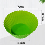 0700 Silicone Cupcake Shaped Baking Mold Fondant Cake Tool Chocolate Candy Cookies Pastry Soap Moulds thumbnail 4