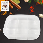 Plastic 5- Compartment Excellent Container Reusable Lunch Box (1 Pc) thumbnail 5