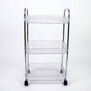 3 Layer Multipurpose Storage Trolley With Wheels thumbnail 3