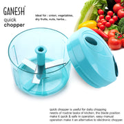 8105 Ganesh Quick Vegetable Chopper  (1 Unit Chopper)(725 Ml) thumbnail 1