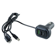 Rgb Breathing Light Multi Port Car Usb Charger (1 Set 62 Cm) thumbnail 3