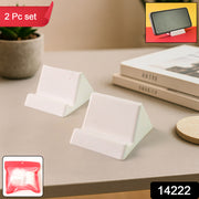 Compact Plastic Mobile Phone Holder Stand (2 Pc  Mix Color) thumbnail 6