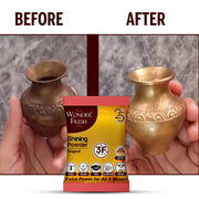 Shining Powder Cleans And Polishes Copper Brass Silver Aluminum Iron And Steel Removes Tarnish And Oxidation (200 Gm) thumbnail 6