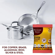 Shining Powder Cleans And Polishes Copper Brass Silver Aluminum Iron And Steel Removes Tarnish And Oxidation (200 Gm) thumbnail 4