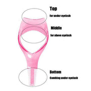 0382 3 In 1 Plastic Makeup Cosmetic Eyelash Tool Lash Mascara Applicator Eyelashes Guide Eyelashes Brush Curler Comb Eye Makeup Tool Female Supply (1 Pc) thumbnail 2