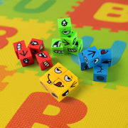 Educational Face Expression Changing Puzzle Cube Toy Set thumbnail 4