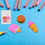 Mix Design Fancy  Stylish Colorful Erasers (1 Set  3 Pc Set) thumbnail 1
