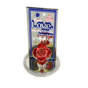 17530 Lovely Rose Gift Showpiece Love Showpiece Valentines Day Gift Cute Anniversary Wedding Birthday Boyfriend Husband Romantic Unique Gift Set Home Decoration Gift Set (1 Pc) thumbnail 3