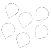 Premium Metal Zigzag Hair Bands For Men  Women (6 Pc) thumbnail 3