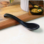 Plastic Soup Spoon  Deep Bowl (1 Pc  Black) thumbnail 1