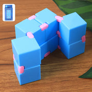 Infinity Cube Fidget Toy Stress Relief Hand Puzzle For Kids  Adults 1 Pc thumbnail 3