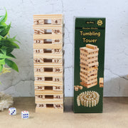 Tumbling Tower Wooden Blocks Game - (Set) thumbnail 3