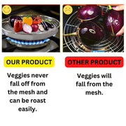 7119 Steel Roaster Grill Jali For Papad Tandoor  Chapati Roast Use ( 1 Pc ) thumbnail 4
