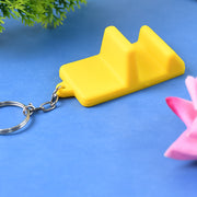 Plastic 2-in-1 Mobile Stand Keychain (1 Pc) thumbnail 4