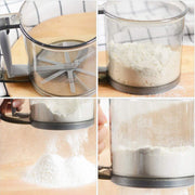 Plastic Flour Sieve Cup With Handle And Fine Mesh Filter For Kitchen Baking thumbnail 2