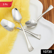 Stainless Steel Ice-cream Spoon - (3 Pc  Set) thumbnail 7
