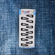 Metal Tik Tak Hair Clips (12 Pcs Set) thumbnail 6