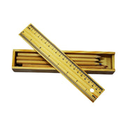 4726 Colorful Wooden Pencil Set With Pencil Box Ruler Sharpener For For Kids Artist Architect thumbnail 6