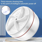 6152a Mini Washing Machine Turbine Washing Machine Door Hinge  Lightweight Turbo Washer With Usb Cable For Home Camping College Rooms Use thumbnail 3