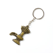 Shivling Trishul Metal Keychain Set (5 Pc Mix Design) thumbnail 3