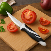 Ritu  Sharp Stainless Steel Blade Zebra Kitchen Knife thumbnail 2