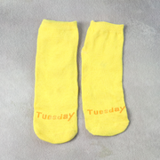 Tuesday Theme Yellow Casual Socks (1 Pair) thumbnail 5
