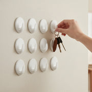 Strong Self Adhesive Wall Hooks Set (12 Pc) thumbnail 4