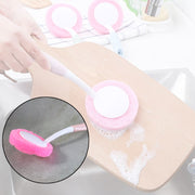 Long Handle Kitchen Dish Scrubber Brush (1 Pc) thumbnail 2