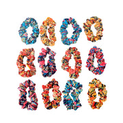 Set Of 12 Stylish Printed Fabric Hairband thumbnail 1