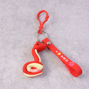 Cute Cartoon Snake Keychain (1 Pc) thumbnail 2
