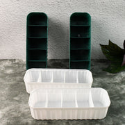 236 5-compartments Sockshandkerchiefunderwear Storage Box Socks Drawer Closet Organizer Storage Boxes (Pack Of 4) thumbnail 5