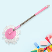 0842 Home Cleaning - Stainless Steel 360 Degree Rotating Pole Microfiber Mop Rod Stick thumbnail 4