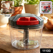 Compact Manual Hand-press Vegetable Chopper (1 Pc) thumbnail 7