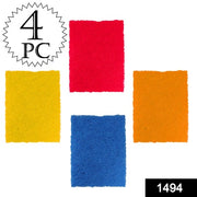 1494 Kitchen Scrubber Pads For Utensilstiles Cleaning (Pack Of 4) thumbnail 6