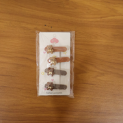 Cute Teddy Bear Decorative Hair Clips (4 Pc) thumbnail 6
