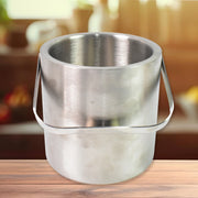 Stainless Steel Ice Buckets With Lid (1.3 Liters Approx) thumbnail 2