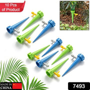 Plant Watering Spikes Self Watering Spikes Water Dripper For Plants Adjustable Plant Watering Devices With Slow Release Control Valve Switch thumbnail 7