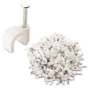 9020 100 Pc 6 Mm Cable Clip Used In All Kinds Of Wires To Make Them Stuck And Holded In Walls Etc. thumbnail 3