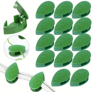 0311  Plant Climbing Wall Fixture Clip Self-adhesive Hook Vines Traction Invisible Stand Green Leaf Plant Clip Garden Wall Clip Plant Support Binding Clip Plants For Indoor Outdoor Decoration (30 Pcs Set) thumbnail 2