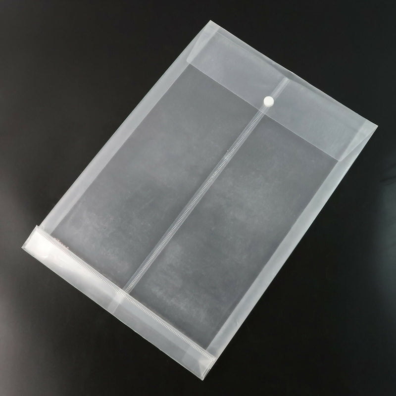 Mix Design Transparent Document Folder  A4 Size Clear File Protector (1 Pc)