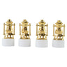 Mini Lantern-style Flameless Led Tealights - (4 Pc)