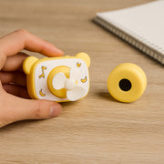 Cute Bear-shaped Mini Rechargeable Fan (1 Pc) thumbnail 4