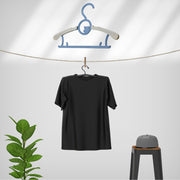7874 Large Dress Hanger Plastic Adjustable Child Plastic Hangers Space Saving Lightweight Hangers For Clothes Coat Shirt Closet Cloth Hangers Ideal (5pc) thumbnail 2