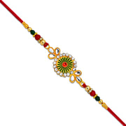 Traditional Floral Design Rakhi thumbnail 1