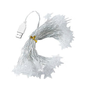 Usb Powered 20 Led Decorative Star String Fairy Lights thumbnail 4