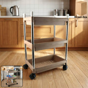 3-layer Multipurpose Storage Trolley thumbnail 5
